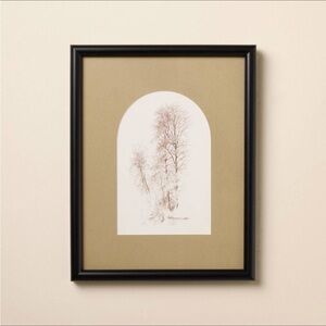 11"x14" Sepia Tree Framed Wall Art - Hearth & Hand™ with Magnolia